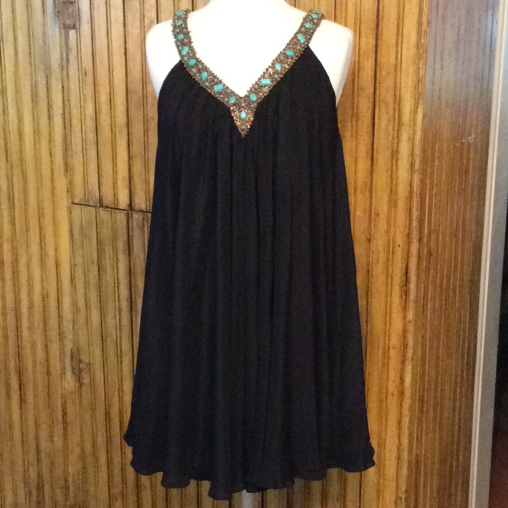 AZEEZA Silk Cocktail Dress - Picture 1 of 6